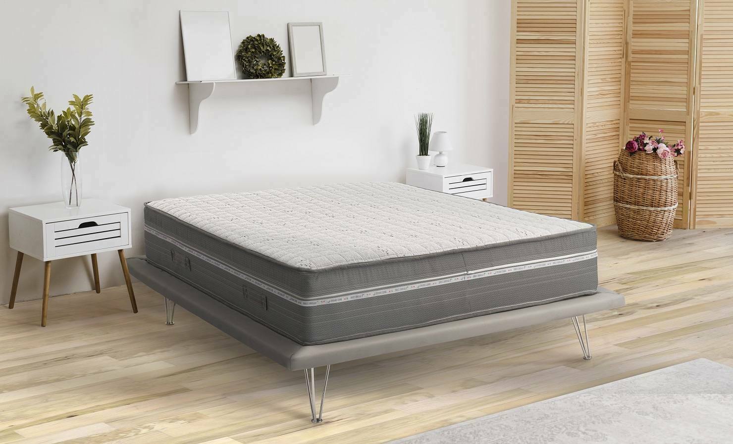Materasso singolo Altino, Materasso in Memory Foam e Micromolle insacchettate, 100% Made in Italy, Antiacaro e Anallergico, cm 80x190 h32