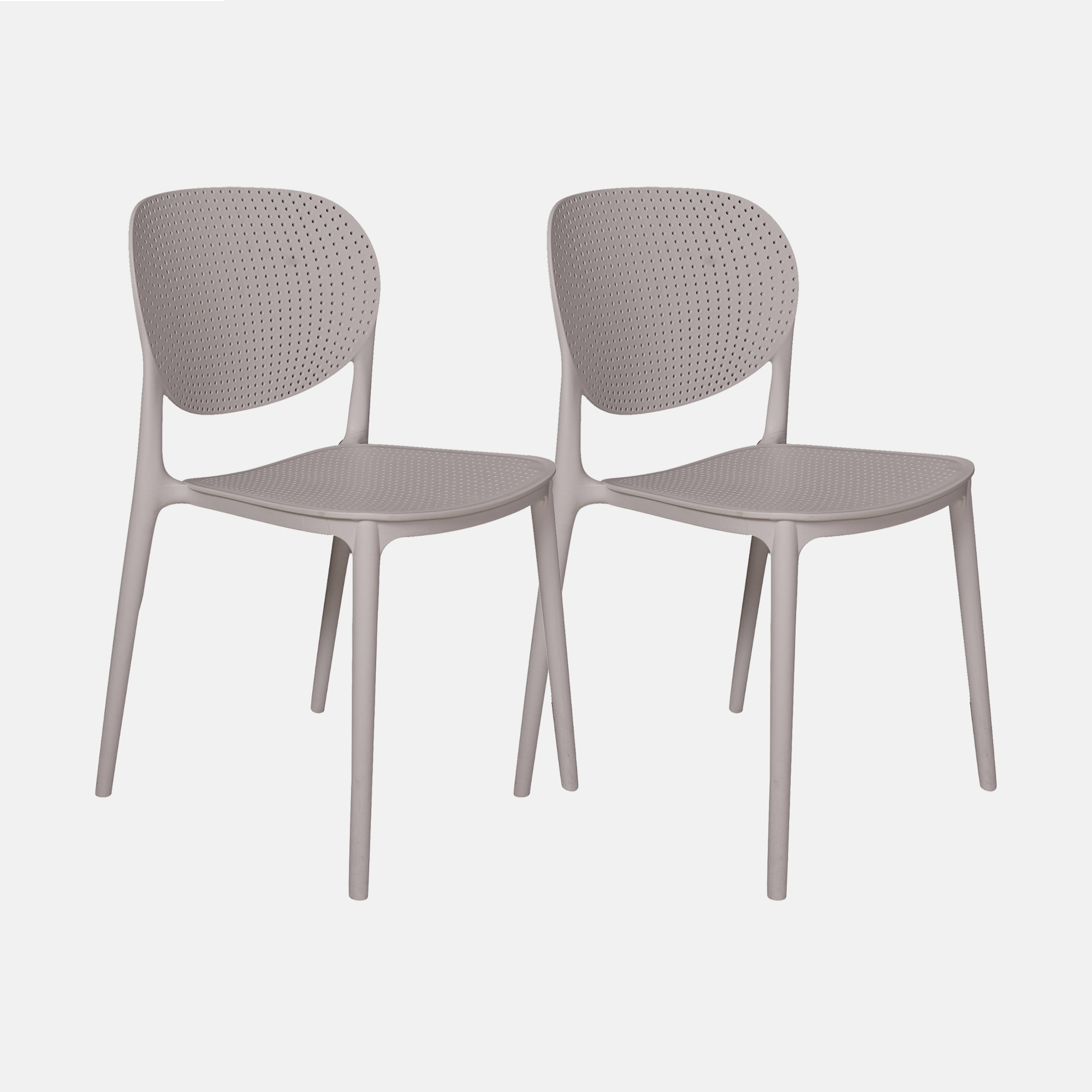 Image of Sedia 0, Sedia moderna in polipropilene, sedia da esterno, Ideale per sala da pranzo, cucina o salotto, Cm 46x51h82, Bianco